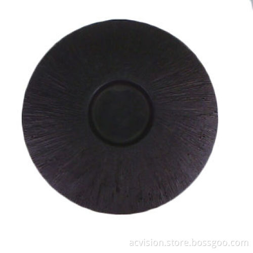 Black Ceramic Candle Holder, Bracing Wire and Matte Surface